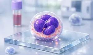 Neutropenia co to? Zbliżenie na neutrofil, białą krwinkę, kluczową w walce z infekcjami. W tle probówka z krwią.