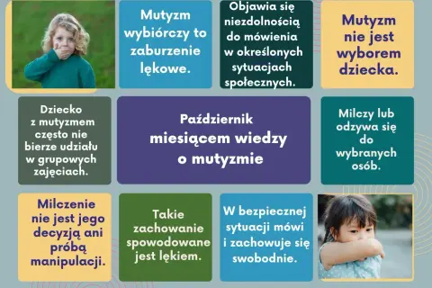 Mutyzm wybiórczy to zaburzenie lękowe, nie wybór dziecka. Leczenie jest możliwe, gdy dziecko czuje się bezpiecznie.