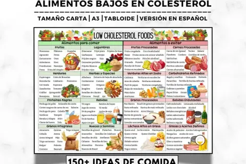 Produkty podwyższające cholesterol: mięso wołowe, boczek, salami, kiełbaski, słodycze, fast foody, napoje słodzone, tłuszcze zwierzęce.