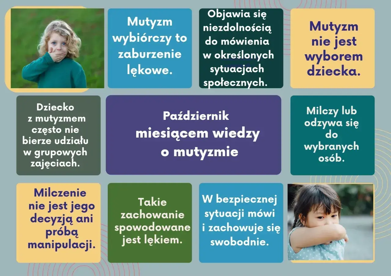 Mutyzm wybiórczy to zaburzenie lękowe, nie wybór dziecka. Leczenie jest możliwe, gdy dziecko czuje się bezpiecznie.