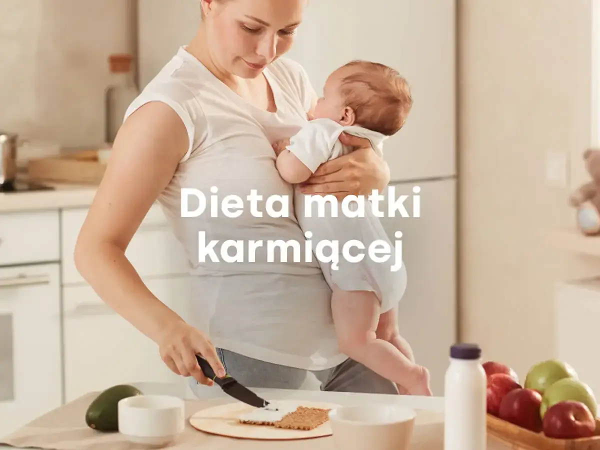 Matka karmiąca dziecko, przygotowuje zdrowy posiłek. Dowiedz się, czego nie jeść przy karmieniu piersią, by zapewnić maluchowi wszystko, co najlepsze.